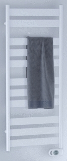 Elektrische handdoekradiator ZETA wit 1200x500mm 500W Zehnde